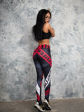 Sexy Women Yo-ga Pants Women Leggings Workout Sports Running Leggings Sexy Push Up Gym Wear High Waist Fringe Elastic Slim Pants