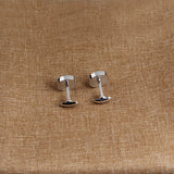 Blue Crystal Cone Cufflinks Men Classic Brand Blue Prismatic Cuff Button Designer High Quality Men's Shirt Taper Cuff Links